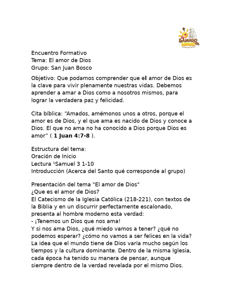 Comprendiendo el Amor de Dios | PDF | Amor | Dios