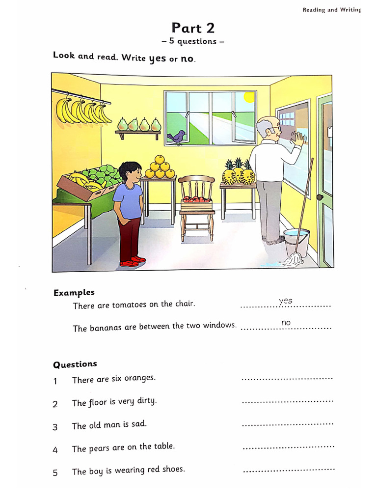Starters 8 Test 1 R&W Part 2 | PDF