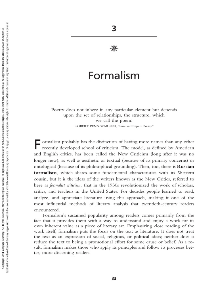 2 - Formalism Shool | PDF | Liberal Arts Education