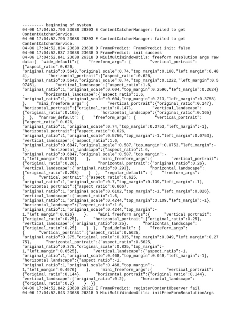 Log Cat 1743937513108 | PDF | Computer Engineering | Computer Programming