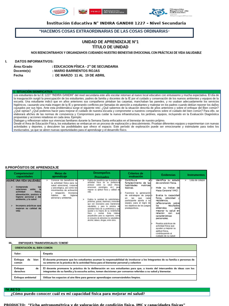 Bienestar Emocional y Vida Saludable | PDF | Las emociones | Aprendizaje
