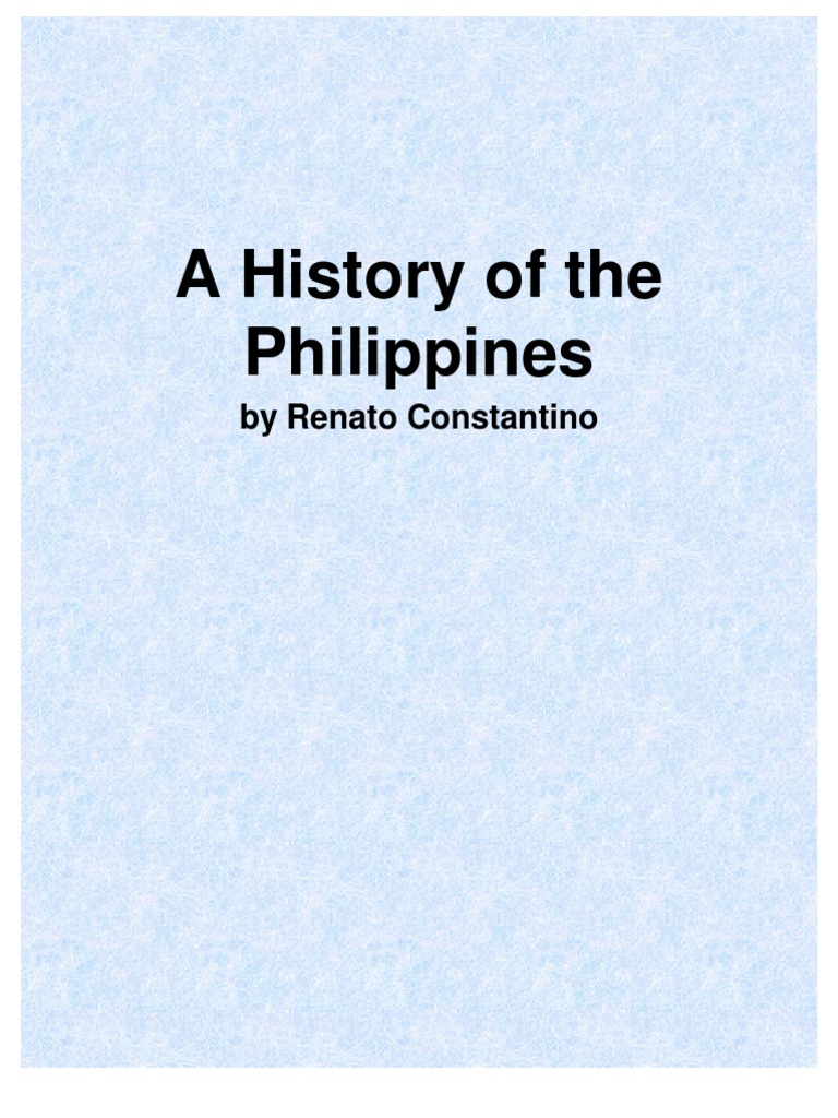 A History of the Philippines visual data 2