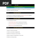 Ejemplo Carta Gantt  Informática y tecnología de la 