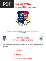 Civil Air Patrol Memorandum Template | PDF | Paragraph | Civil Air Patrol