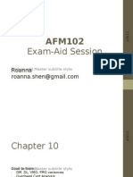 Afm102 Exam Aid Final