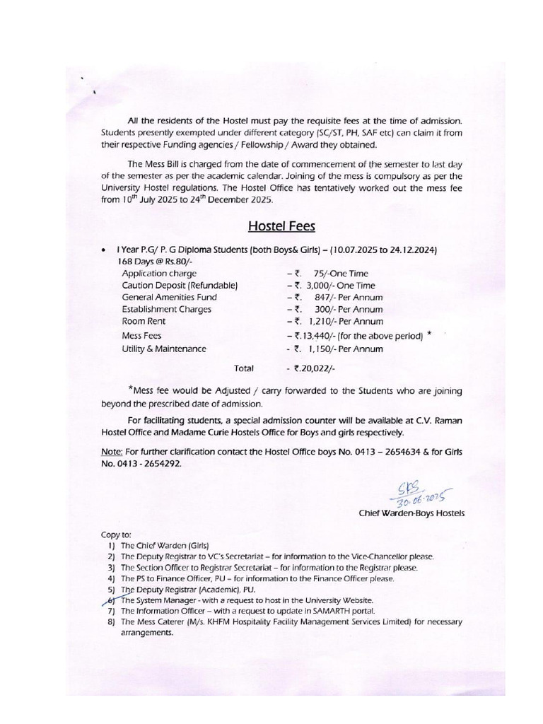 Fee Structure | PDF