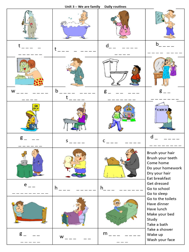 Daily Routines for Families | PDF