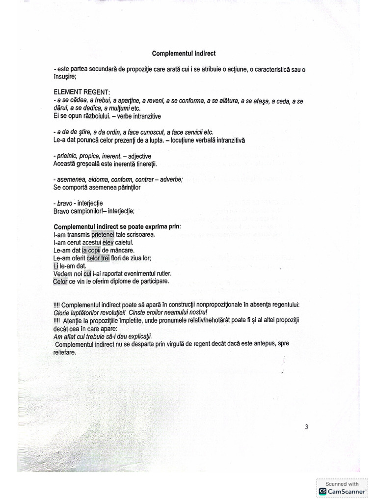 Complementul Indirect | PDF