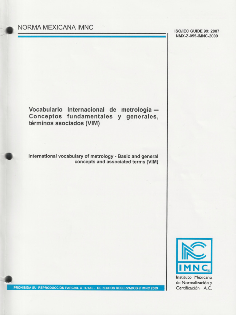NMX Z 055 Imnc 2009 | PDF
