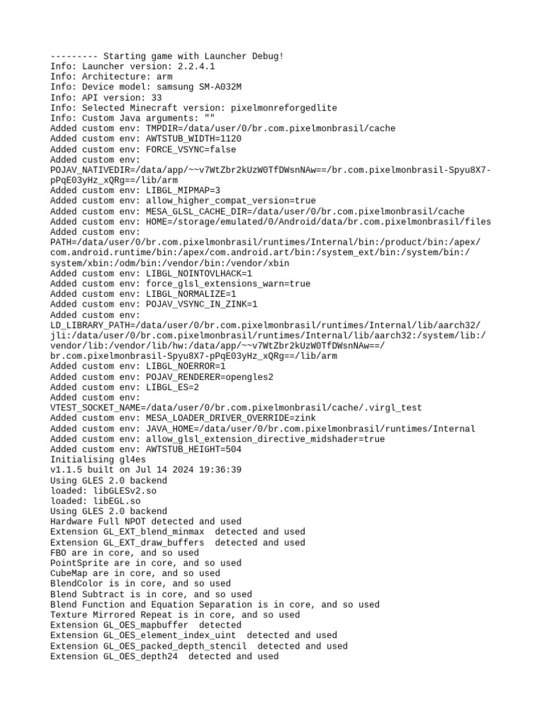 Minecraft Launcher Debug Log Analysis | PDF | Software | Computing ...