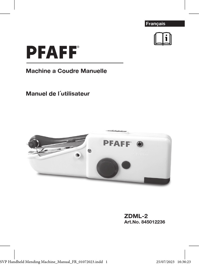 Manuel d'utilisation Machine à coudre SINGER | PDF | Pile rechargeable ...