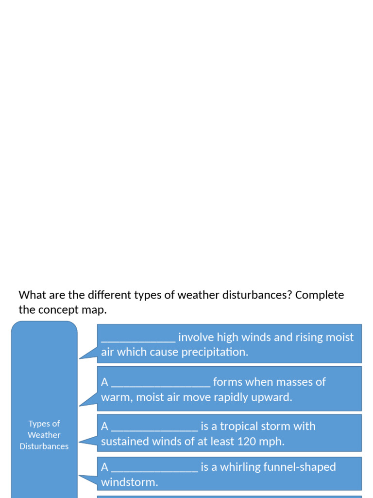 Types of Weather Disturbances Explained | PDF | Tropical Cyclones ...