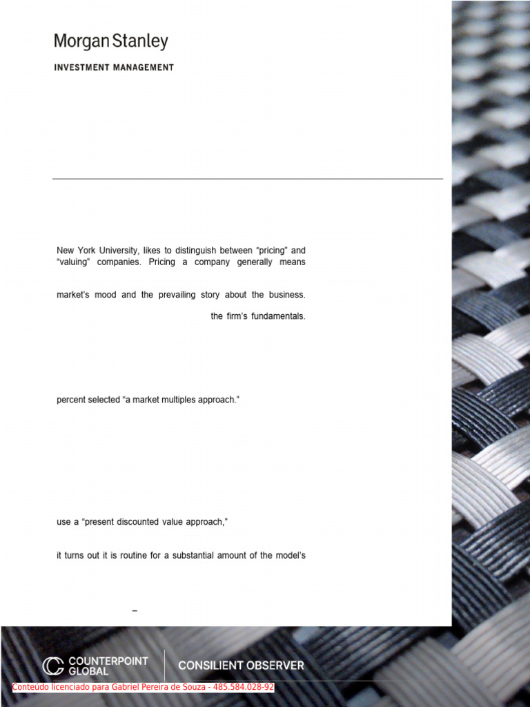 Valuation Multiples: Insights and Limitations | PDF | Goodwill ...