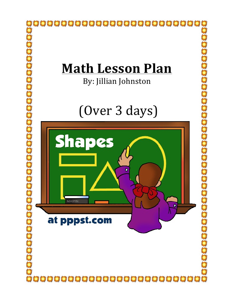 Grade 3 Math: Shapes & Angles Lesson Plan | PDF | Shape | Teaching ...