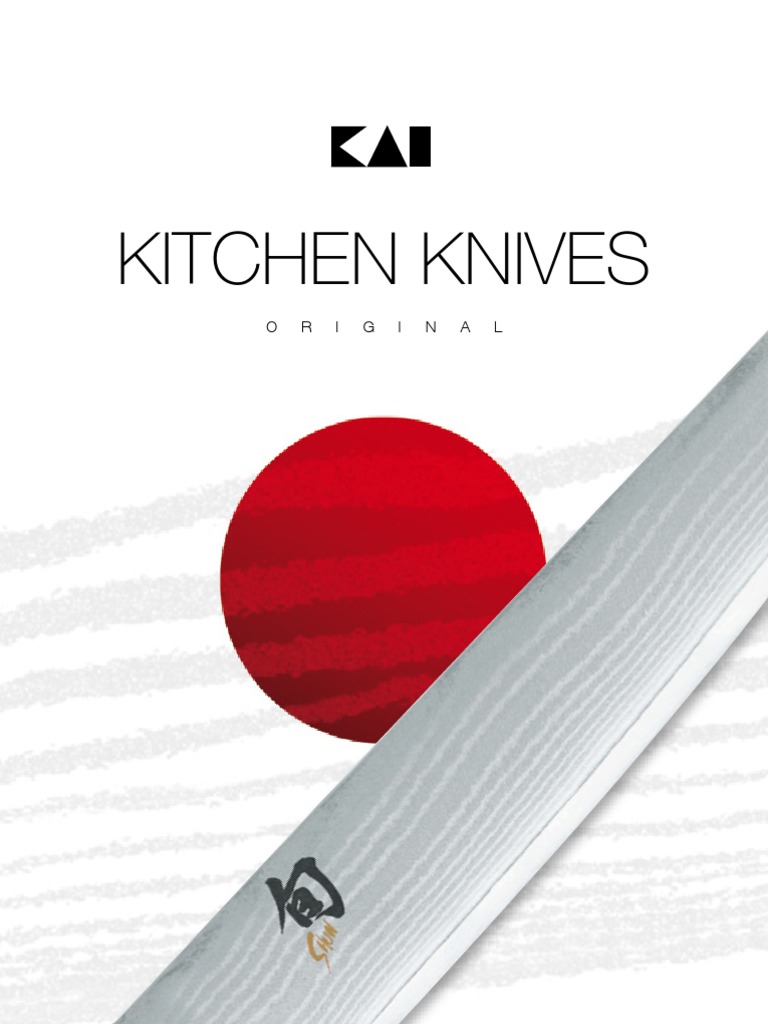 Kai Kitchen Knives Catalogue en PDF Knife Blade