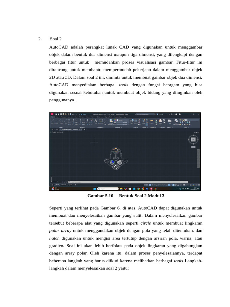 Analisis Dimensi Objek Lingkaran 2D | PDF