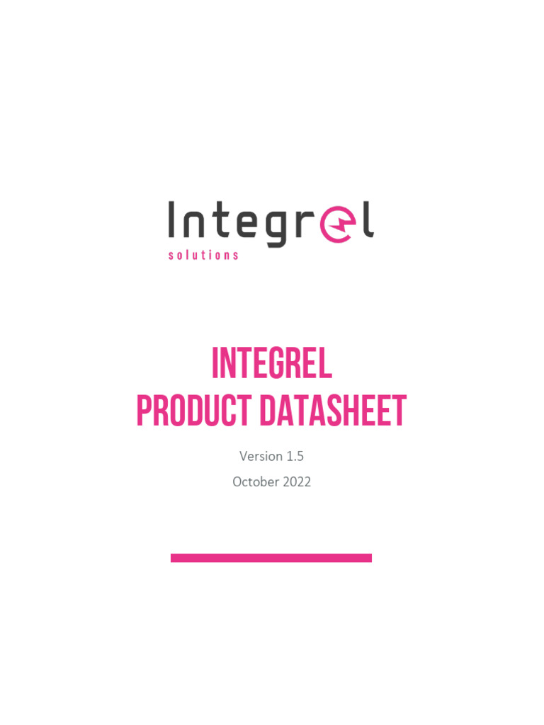 Integrel OEG Product Overview | PDF | Direct Current | Mains Electricity