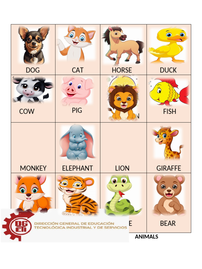 List of Various Animals | PDF