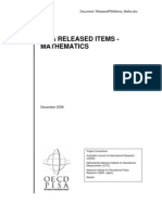 PISA Released Items Mathematics[1]