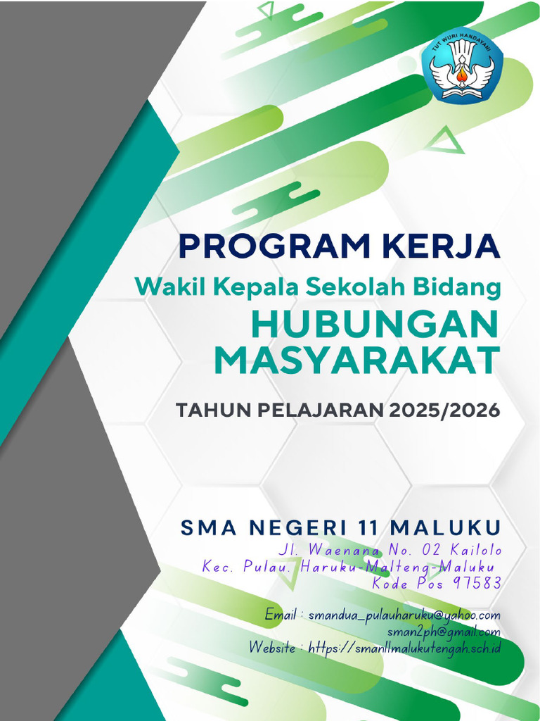 Program Kerja Humas SMA 2025/2026 | PDF