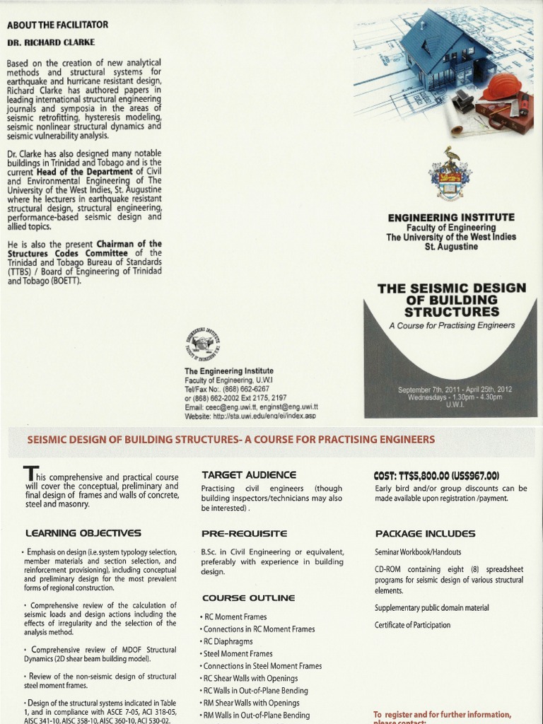 Seismic Design Course for Engineers | PDF | Civil Engineering ...