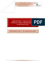 Seguridad y Salud en El Trabajo Para Personas Con Discapacidad