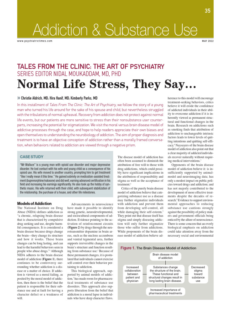 Understanding Addiction: Case Study Insights | PDF | Substance Abuse ...