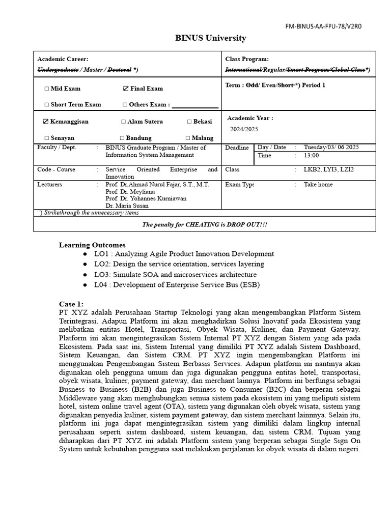 Pengembangan Platform Berbasis ESB | PDF