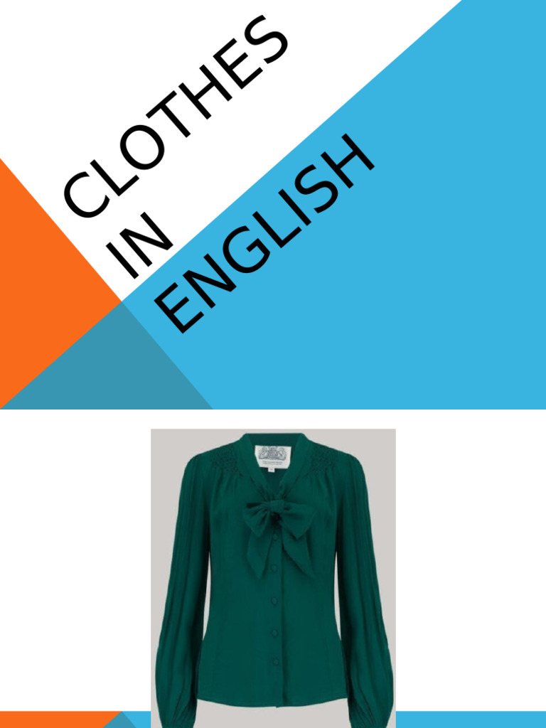 Clothing Item List and Types | PDF