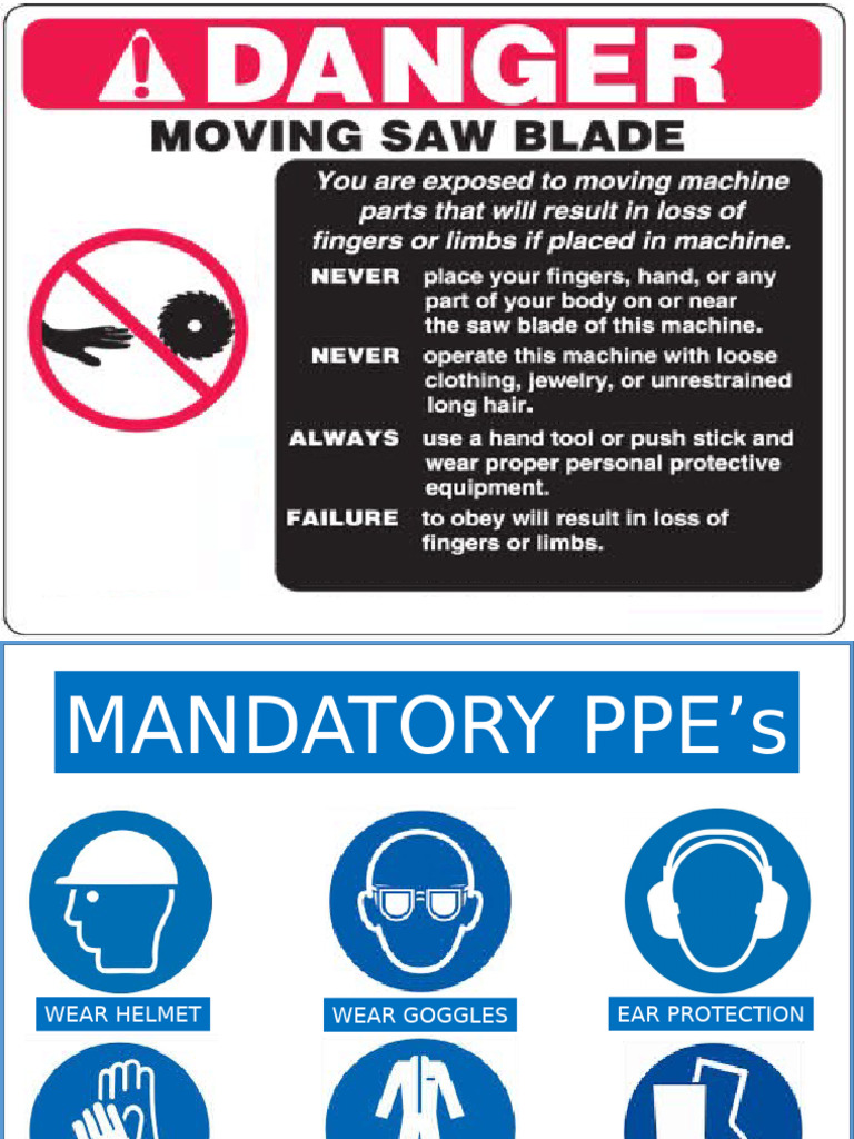Cutting Machine Signs | PDF