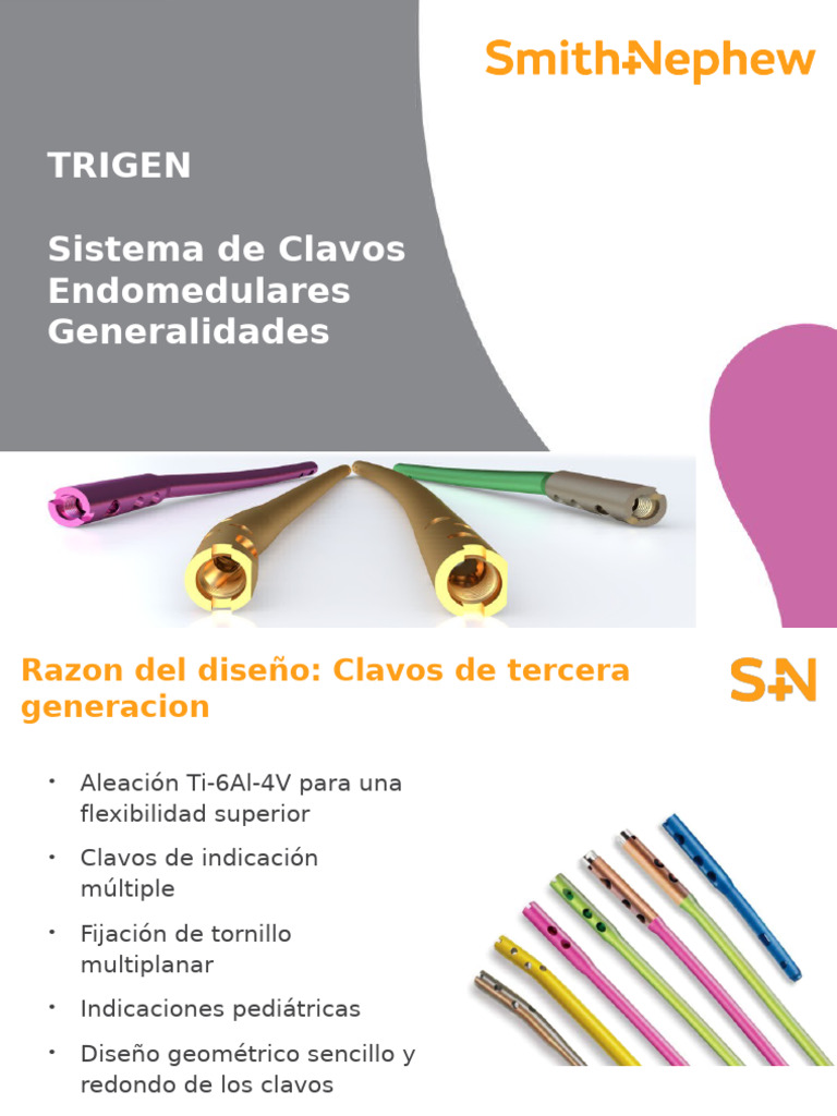 Clavos Endomedulares TRIGEN™ Húmero | PDF | Tornillo | Herramientas