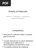 Polar Vs NonPolar Complete Detailed Table | PDF | Chemical Polarity