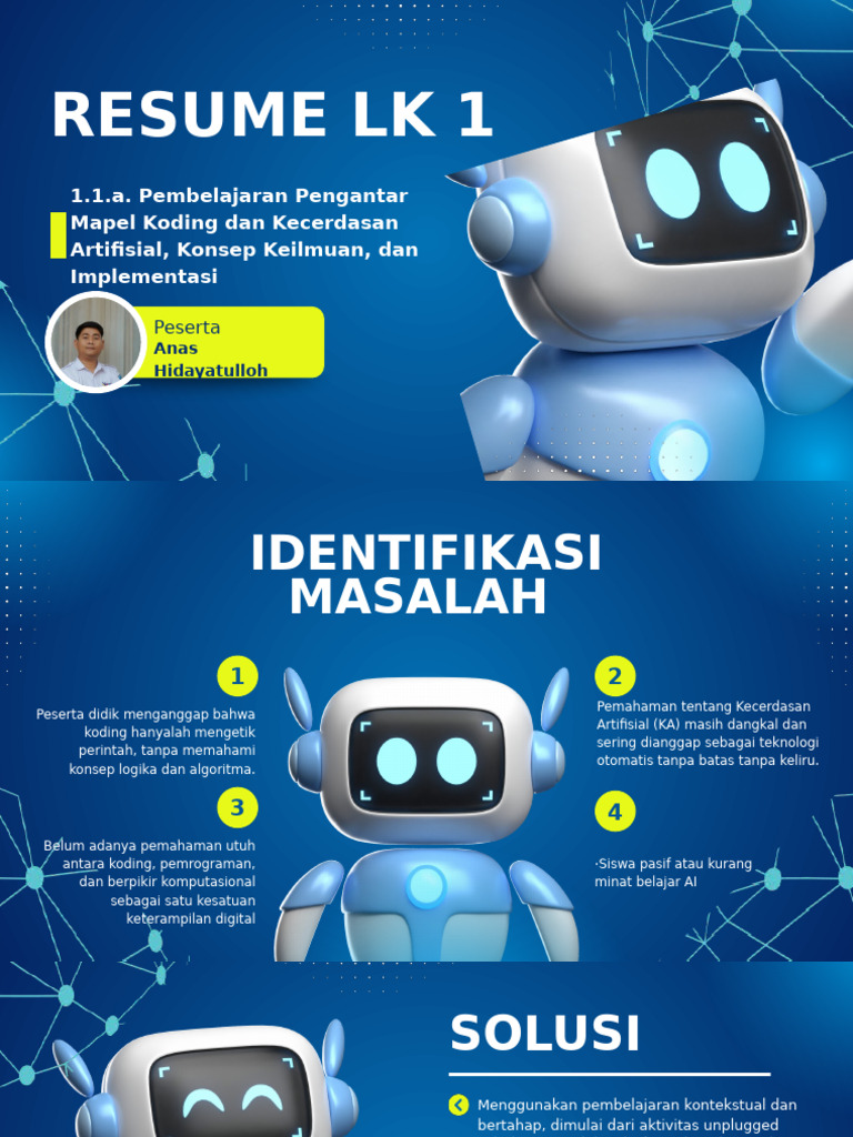 Peta Konsep Koding dan AI untuk Siswa | PDF