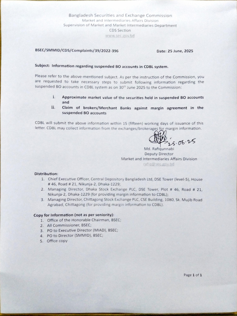 Suspended BO Information 4 | PDF | Knowledge Economy | Equity Securities