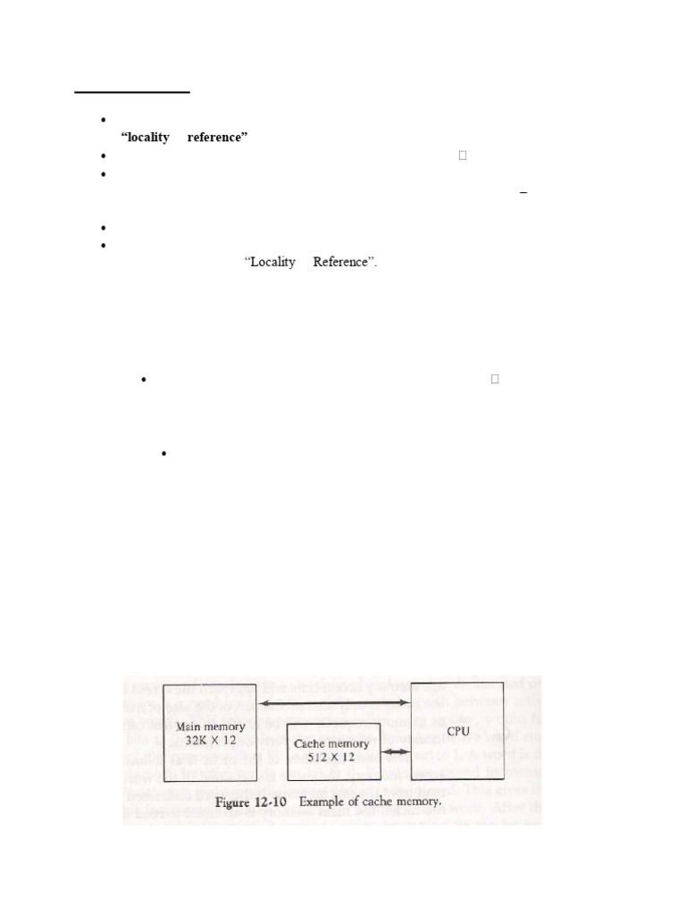 Cache Memory and Locality of Reference | PDF | Cpu Cache | Cache ...