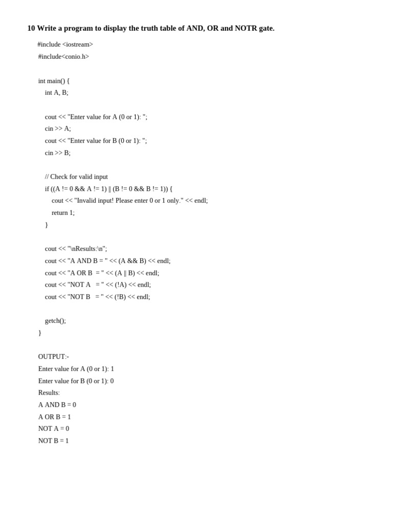 Maths Program 10 | PDF