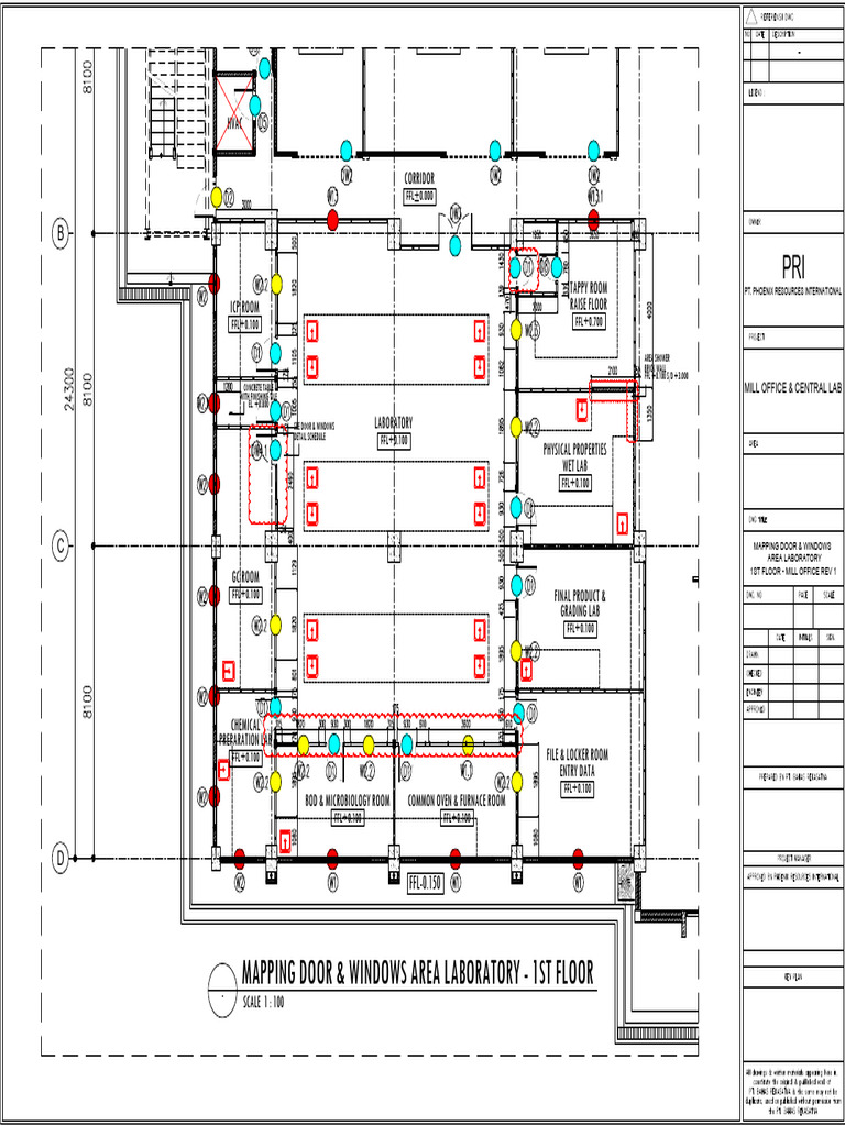 1st Floor Laboratory Layout Plan | PDF | Building Materials | Building ...