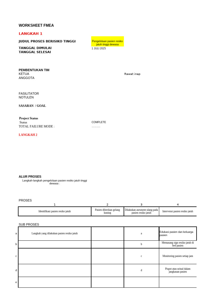 Latihan Fmea | PDF
