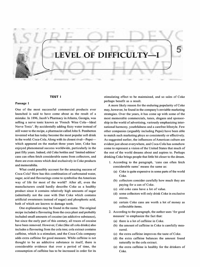 Rc Reading Comprehension Handbook Pdf Ck Quant For Cat Cet Other Exams