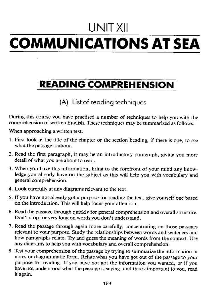 P13 - Communication at Sea | PDF