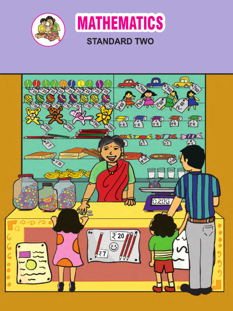 2nd STD Maths Textbook PDF in English | PDF | Shape | Subtraction