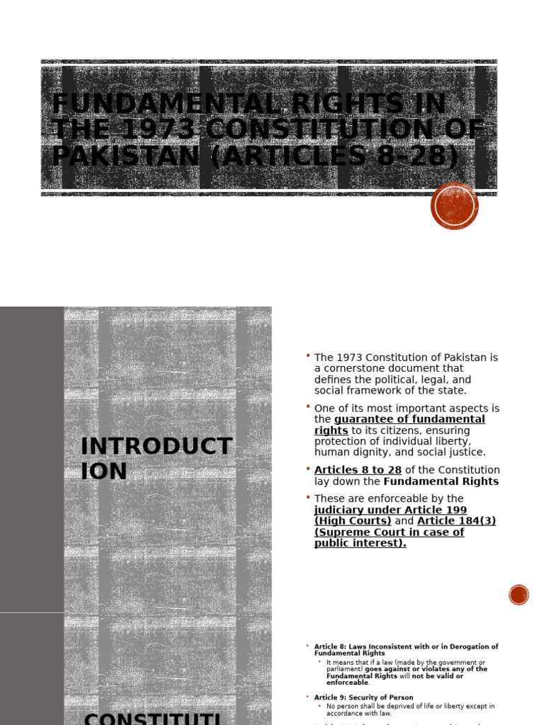 Article 13: Rights in Pakistan's Constitution | PDF | Universalism ...