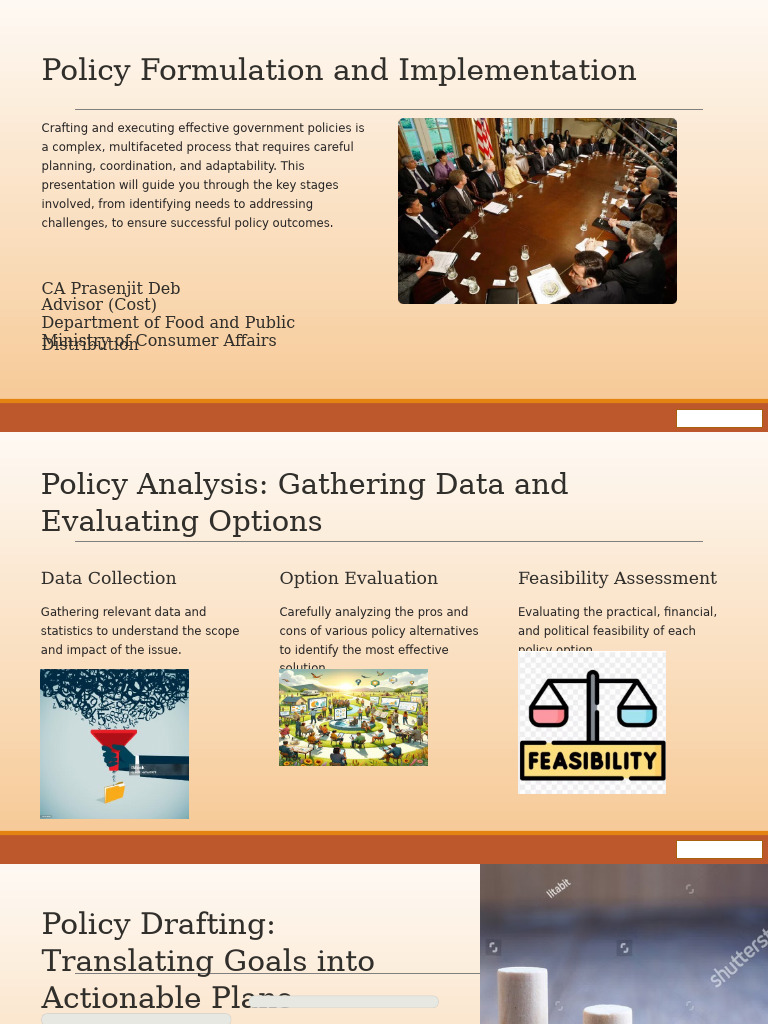 Policy Formulation and Implementation 1 | PDF | Economies