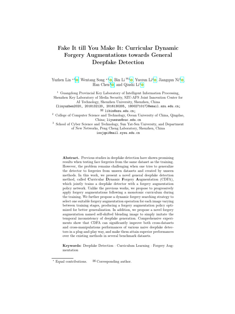 Fake It Till You Make It | PDF | Receiver Operating Characteristic ...