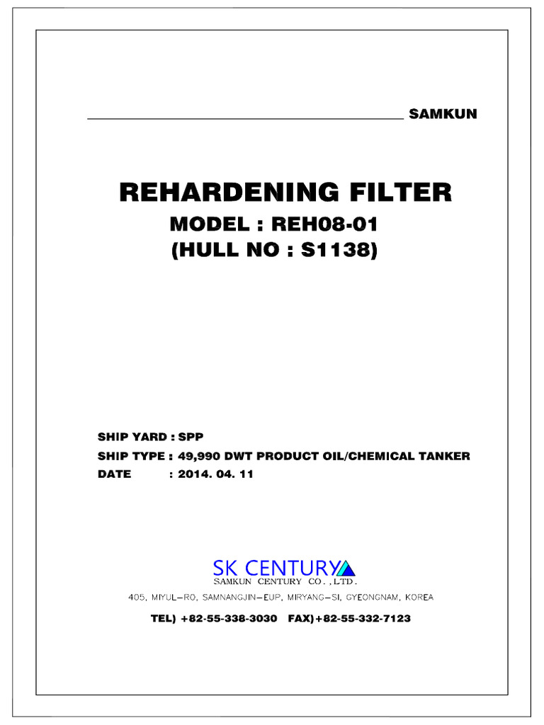 Mm-25 Rehardening Filter | PDF | Water | Firefighting