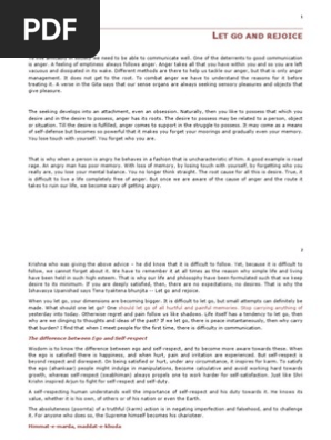 Let Go And Rejoice Pdf Anger Yoga