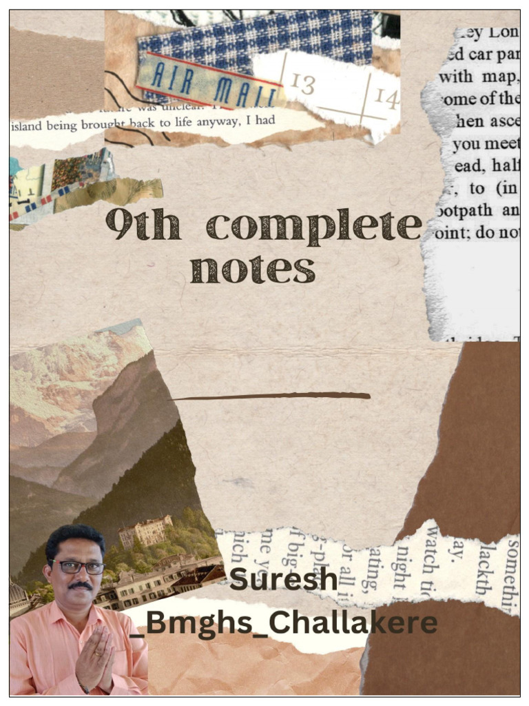 9TH Notes 2024 | PDF