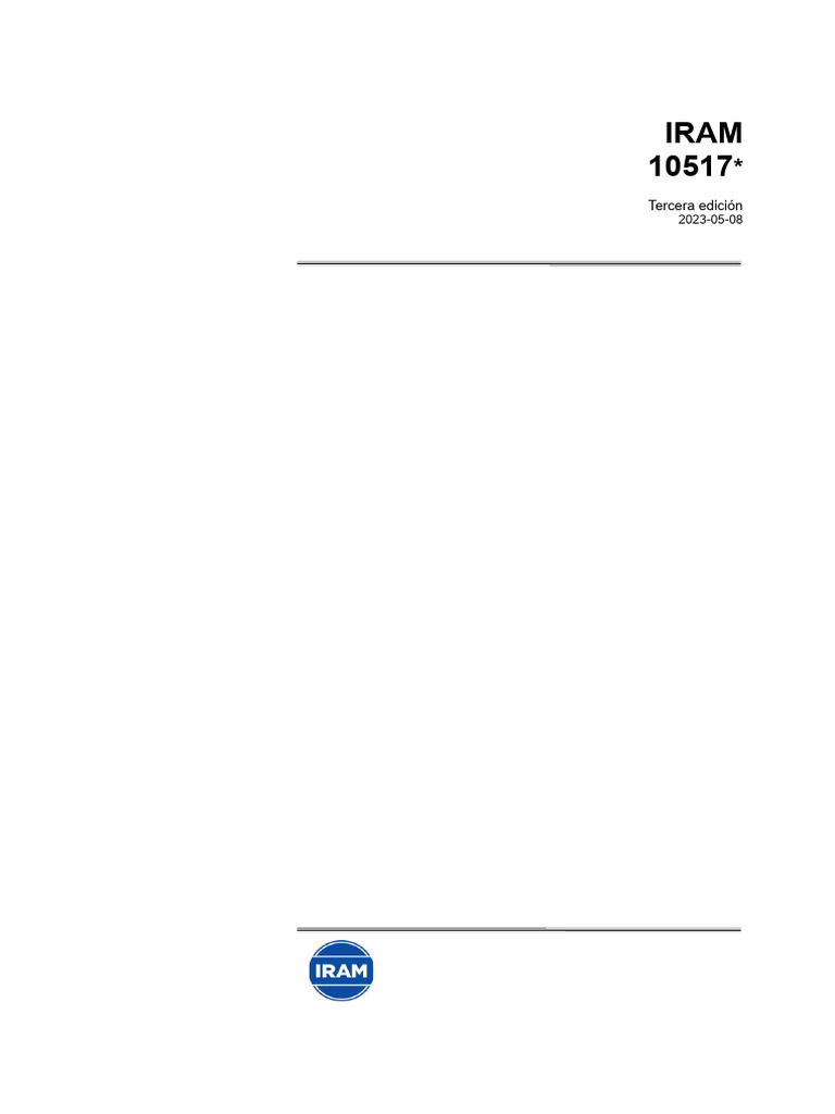 Iram 10517 | PDF | Estandarización | Calibración