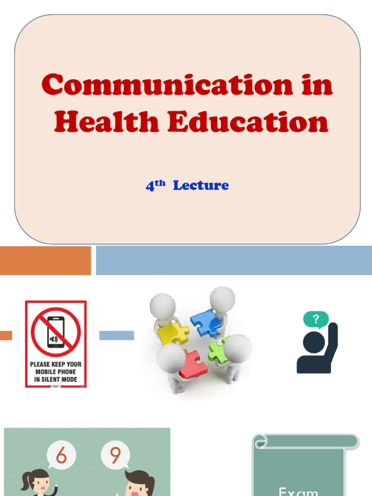 Effective Communication in Health Education | PDF | Communication ...