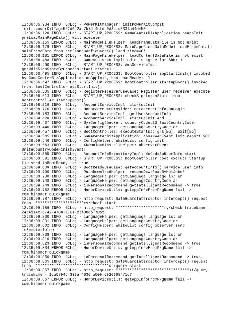 Enaguas Coloradas Initialization Log | PDF | Computer Data | Computer ...